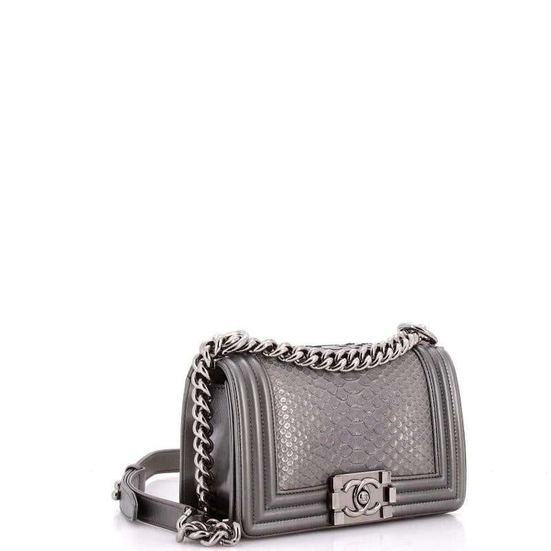 Chanel Boy Flap Bag Python Small - 2