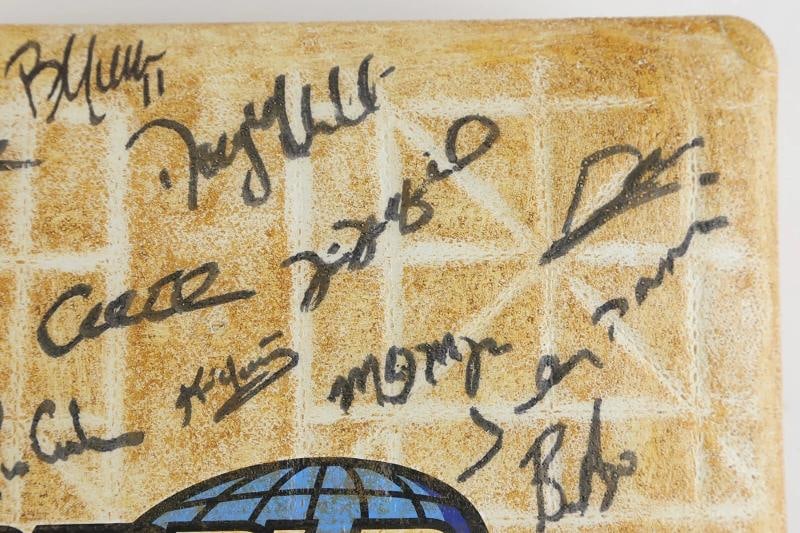 Historic 2004 Boston Red Sox Champs Team Signed Game Used World Series Base PSA - 10