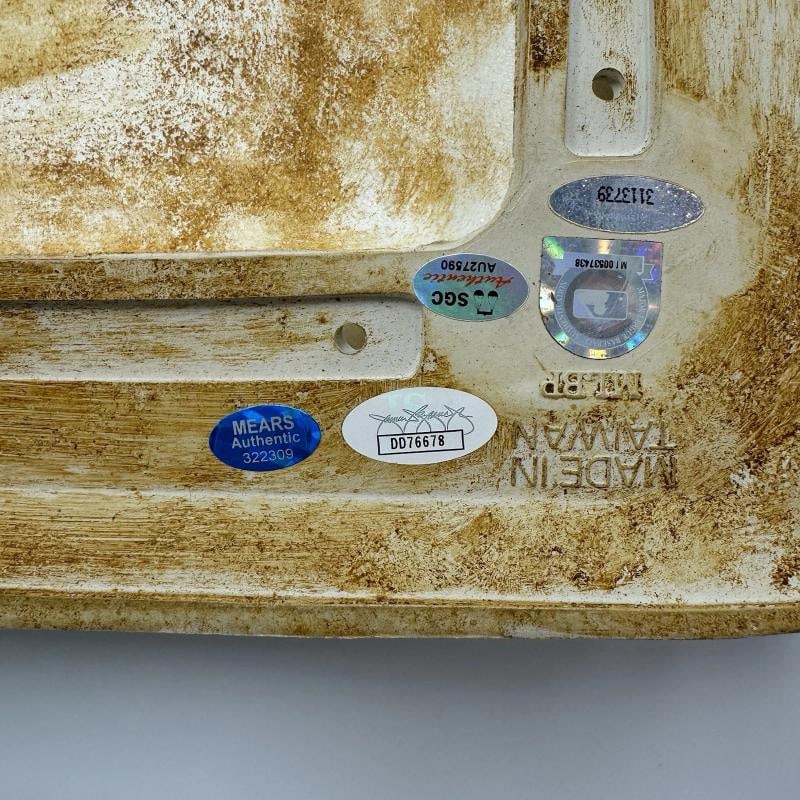 Historic 2004 Boston Red Sox Champs Team Signed Game Used World Series Base PSA - 17