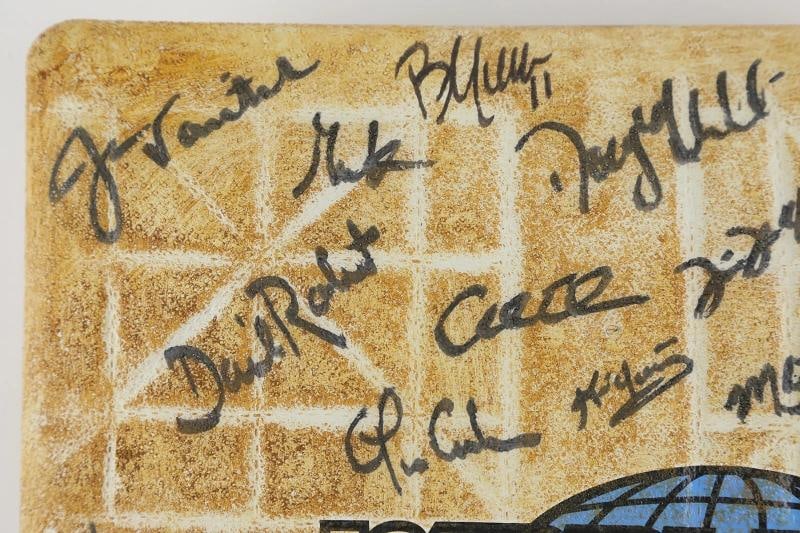 Historic 2004 Boston Red Sox Champs Team Signed Game Used World Series Base PSA - 9