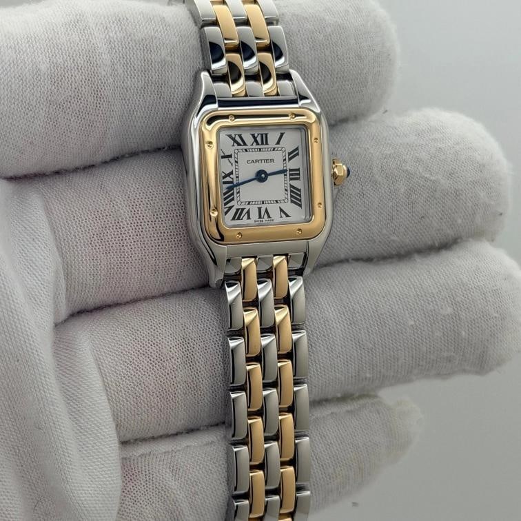 2025 Cartier Panthere Small W2PN0013 23mm 18K Yellow Gold Steel Box Paper - 3