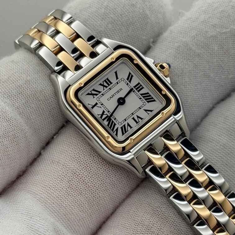 2025 Cartier Panthere Small W2PN0013 23mm 18K Yellow Gold Steel Box Paper - 4