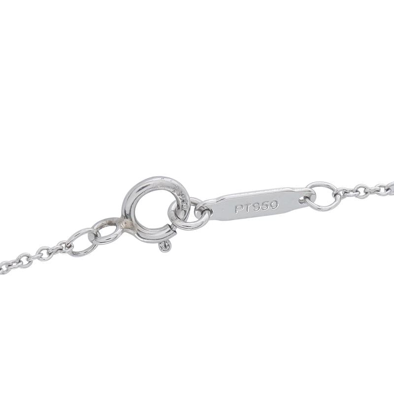 Tiffany & Co. 18K White Gold 0.64ct Diamond Heart Necklace - 3