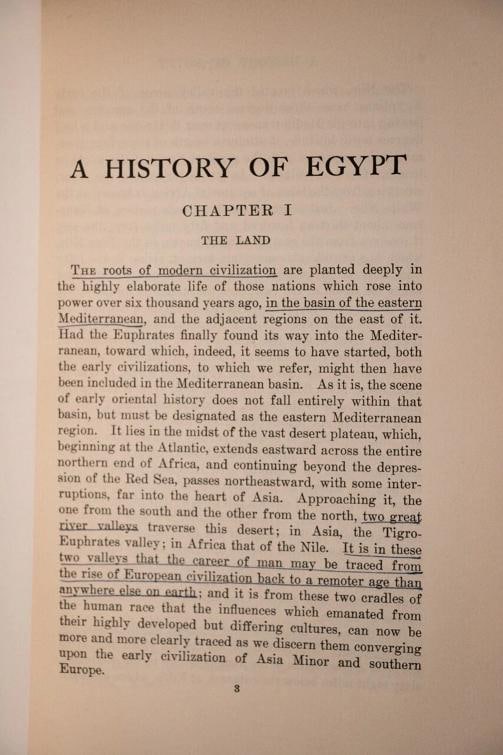 James Henry Breasted / History of Egypt From the Earliest Times to the Persian - 9