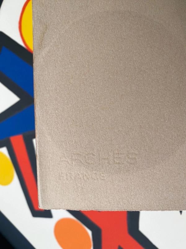 ALEXANDER CALDER RARE 1972 " ASYMMETRY " FRAMED LARGE MODERNIST LITHOGRAPH PRINT - 17