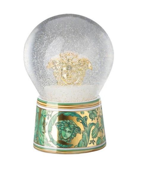 Versace Rosenthal Medusa Garland Green Snowball-: Versace Rosenthal Medusa Garland Green Snowball- 
