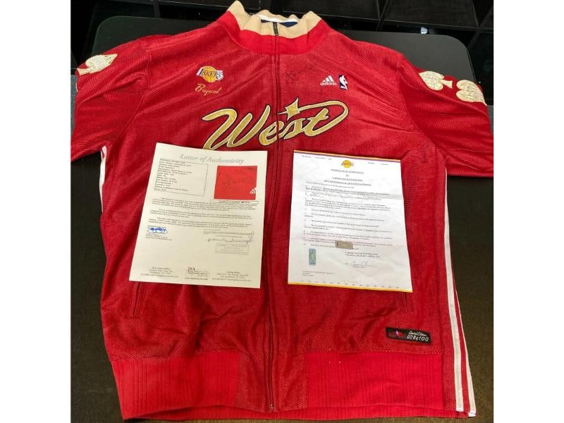 Kobe Bryant Signed Authentic 2007 All Star Game Warm Up Jacket JSA & Lakers COA - 2