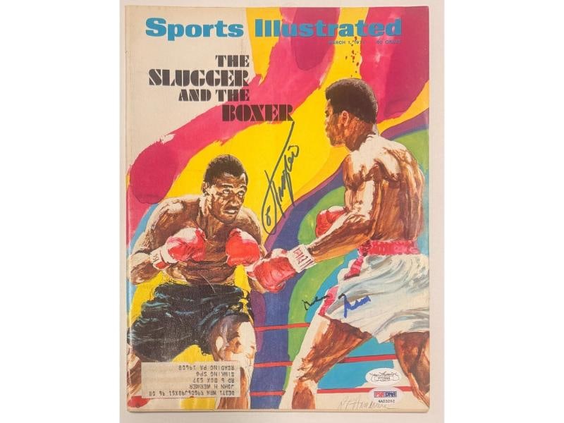 Joe Frazier and Muhammad Ali Signed SI Magazine Mar 1971 PSA DNA ITP LOA 4A53202