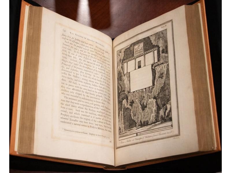 1775 A New System Or An Analysis Of Ancient Mythology Copper Plates 12" Tall - 14