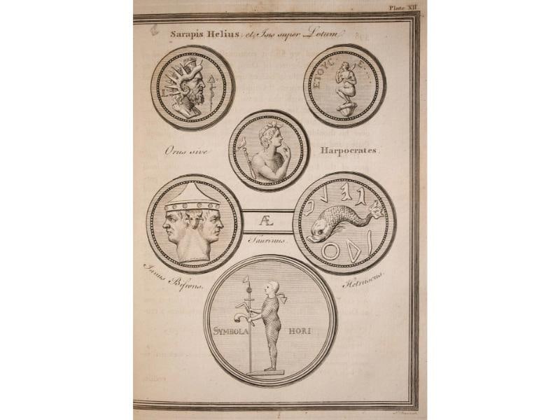 1775 A New System Or An Analysis Of Ancient Mythology Copper Plates 12" Tall - 20