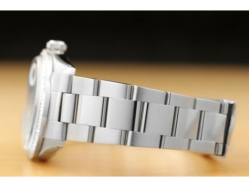 MENS ROLEX DATEJUST ICE BLUE DIAL 18K WHITE GOLD DIAMOND BEZEL & STEEL WATCH - 5