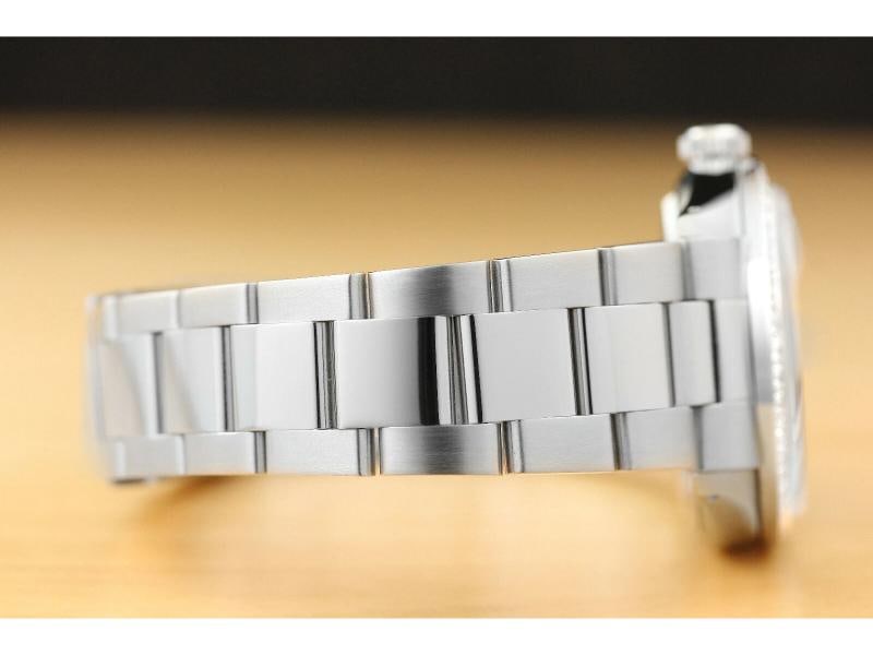 MENS ROLEX DATEJUST ICE BLUE DIAL 18K WHITE GOLD DIAMOND BEZEL & STEEL WATCH - 7