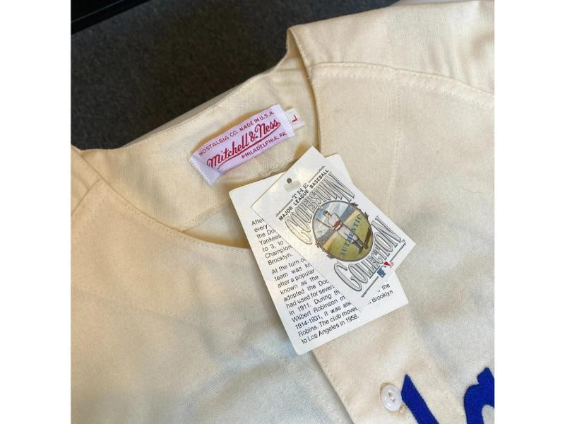 Sandy Koufax Don Drysdale Signed Jackie Robinson Brooklyn Dodgers Jersey JSA COA - 9