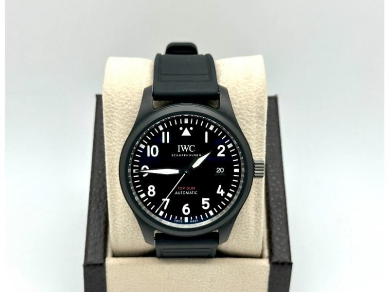 2025 IWC Pilots Watch Top Gun IW326906 41mm Automatic Black Ceramic Box Paper - 2