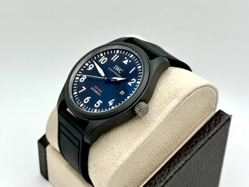 2025 IWC Pilots Watch Top Gun IW326906 41mm Automatic Black Ceramic Box Paper - 4