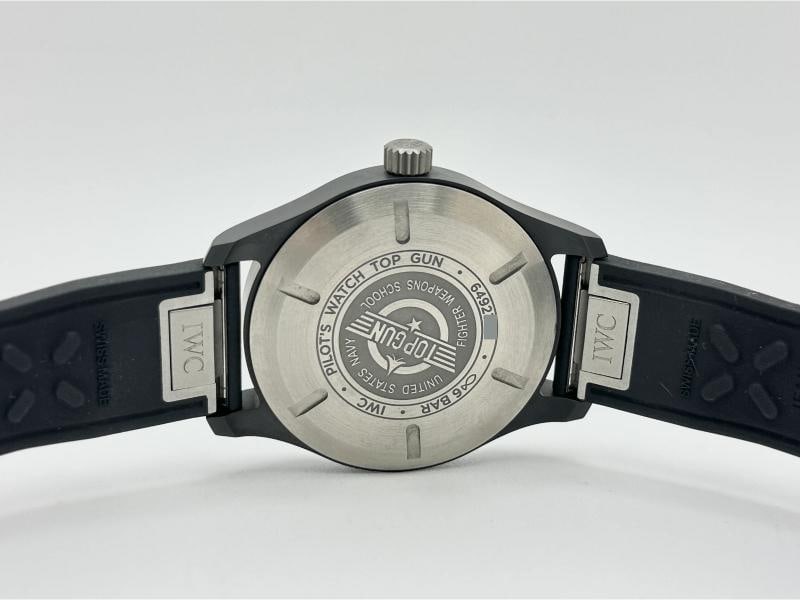 2025 IWC Pilots Watch Top Gun IW326906 41mm Automatic Black Ceramic Box Paper - 6