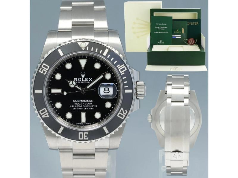 MINT PAPERS Rolex Submariner Date 116610 Steel Black Dial Ceramic Watch Box: Condition: Pre-owned - Excellent,Brand: Rolex,Department: Men,Type: Wristwatch,Country of Origin: Switzerland 