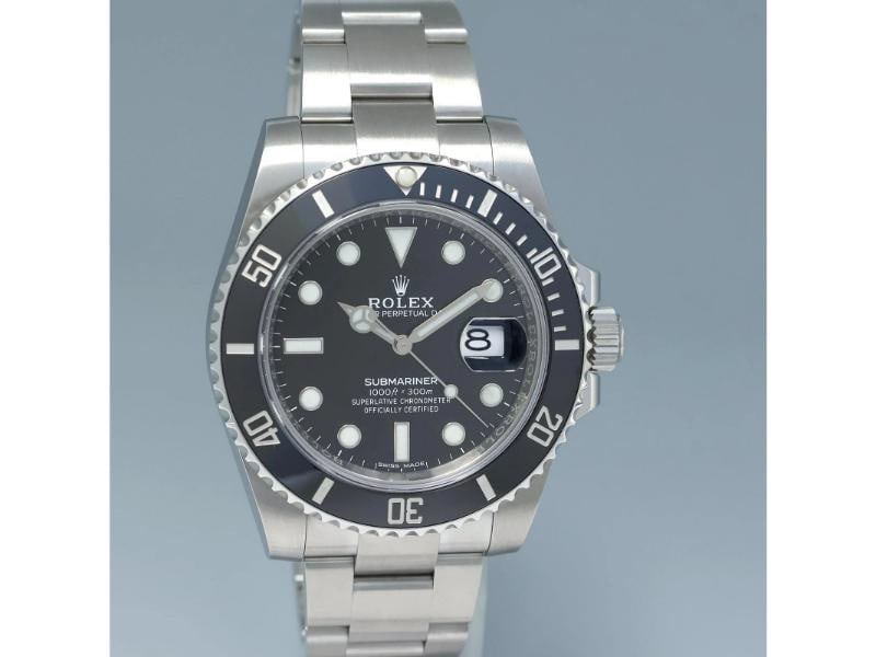 MINT PAPERS Rolex Submariner Date 116610 Steel Black Dial Ceramic Watch Box - 2