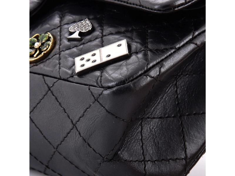 Chanel Lucky Charms Reissue 2.55 Flap Bag Quilted Aged Calfskin 225 - 6