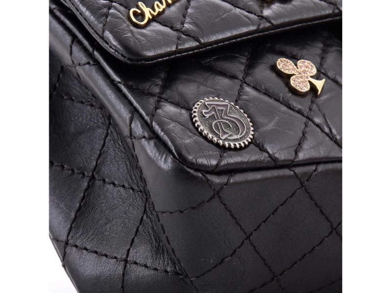 Chanel Lucky Charms Reissue 2.55 Flap Bag Quilted Aged Calfskin 225 - 7