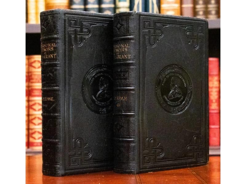 U S Grant / The Personal Memoirs of U.S Grant 1st Edition 1885: Author: U.S. Grant,Country of Origin: United States of America,Publisher: Charles L. Webster & Company,Year Printed: 1885,Special Attributes: 1st Edition,Binding: Leather,Original/Facsimile: Original