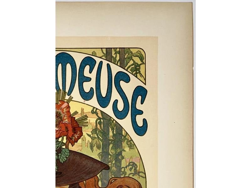Original Vintage Poster BIERES DE LA MEUSE Maitres De L'Affiche Pl 182 MUCHA - 3