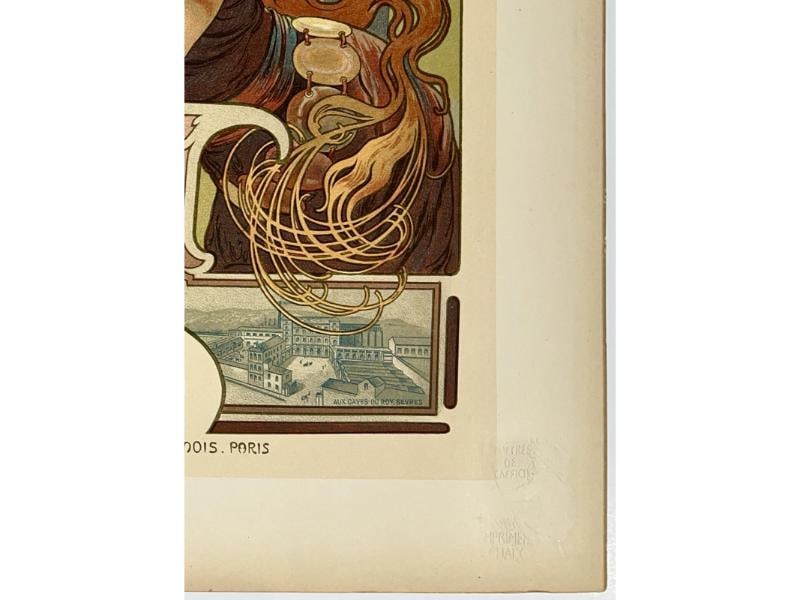 Original Vintage Poster BIERES DE LA MEUSE Maitres De L'Affiche Pl 182 MUCHA - 5