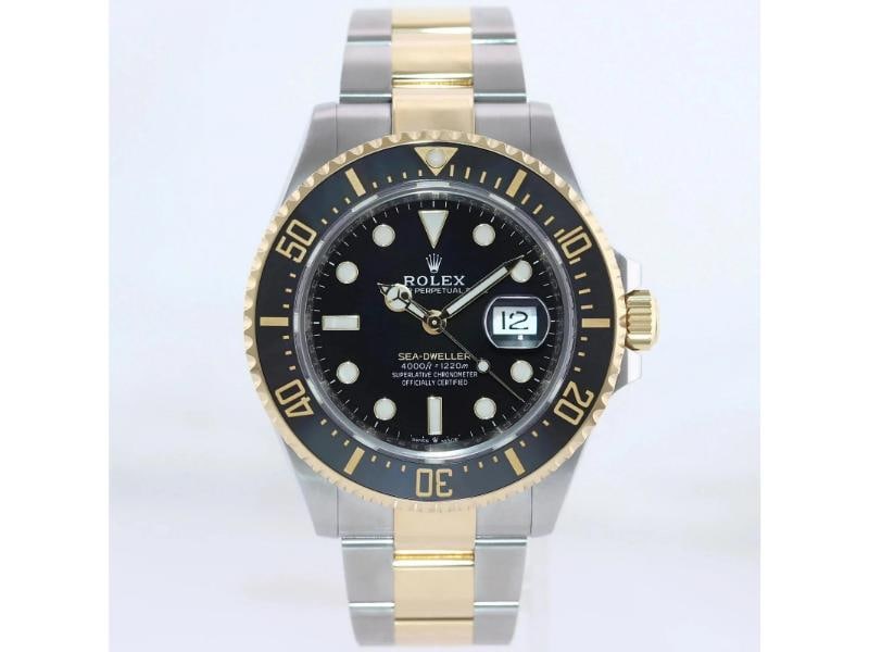 MINT 2020 PAPERS 126603 Rolex Sea-Dweller 43mm Two-Tone Yellow Gold Steel Watch - 2