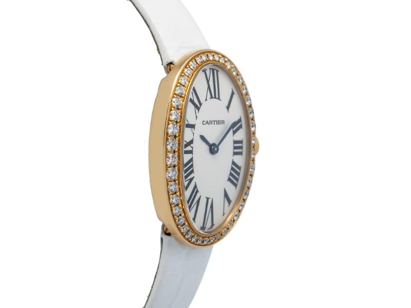 Cartier Baignoire W8000007 Quartz 18k Rose 2018 Card Women's Watch 24.5mm - 4