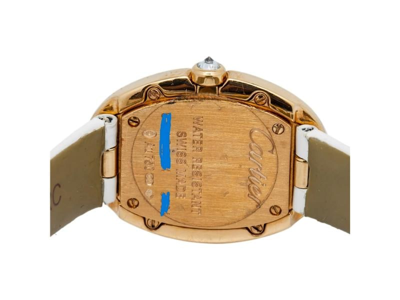 Cartier Baignoire W8000007 Quartz 18k Rose 2018 Card Women's Watch 24.5mm - 6