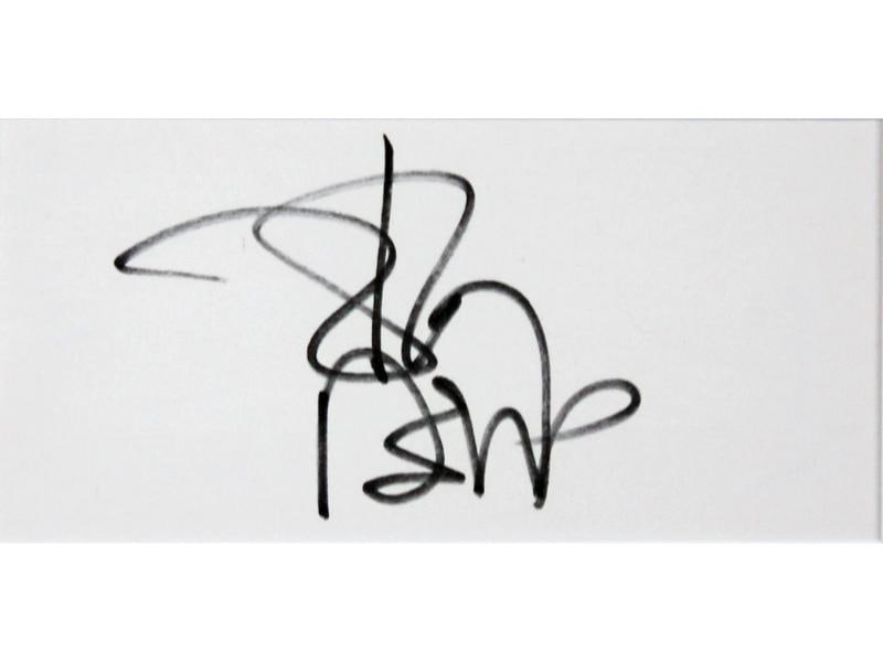 Hunter S. Thompson & Johnny Depp Authentic Signed Framed Display BAS - 2