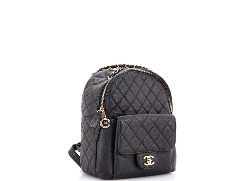 Chanel CC Day Backpack Quilted Caviar Large - 2