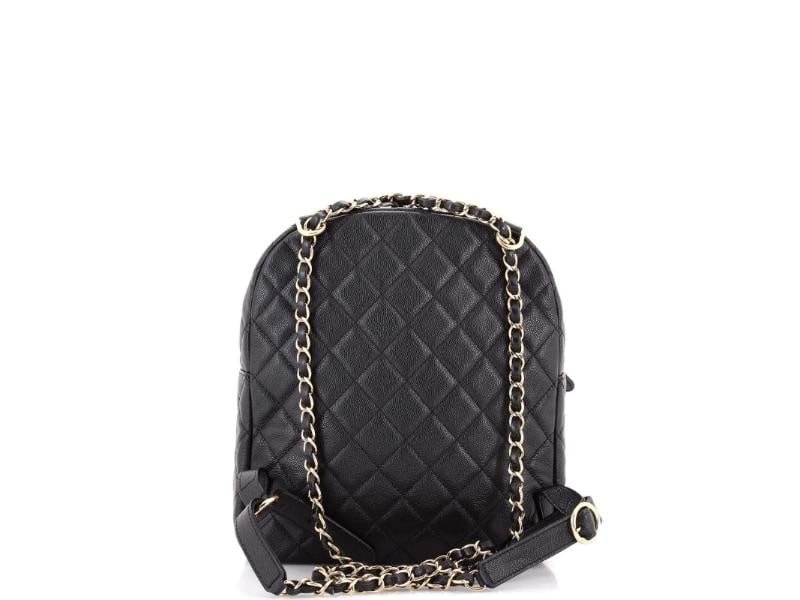 Chanel CC Day Backpack Quilted Caviar Large - 3