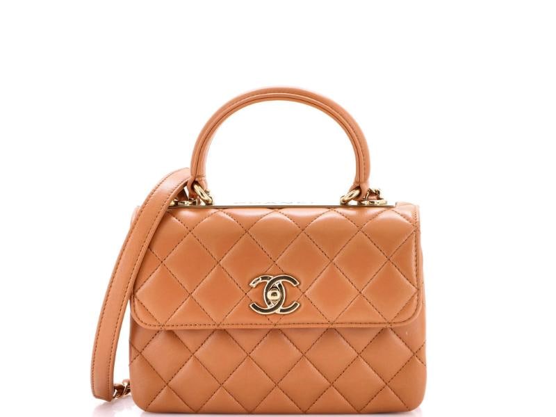 Chanel Trendy CC Top Handle Bag Quilted Lambskin Small (1 of 7)