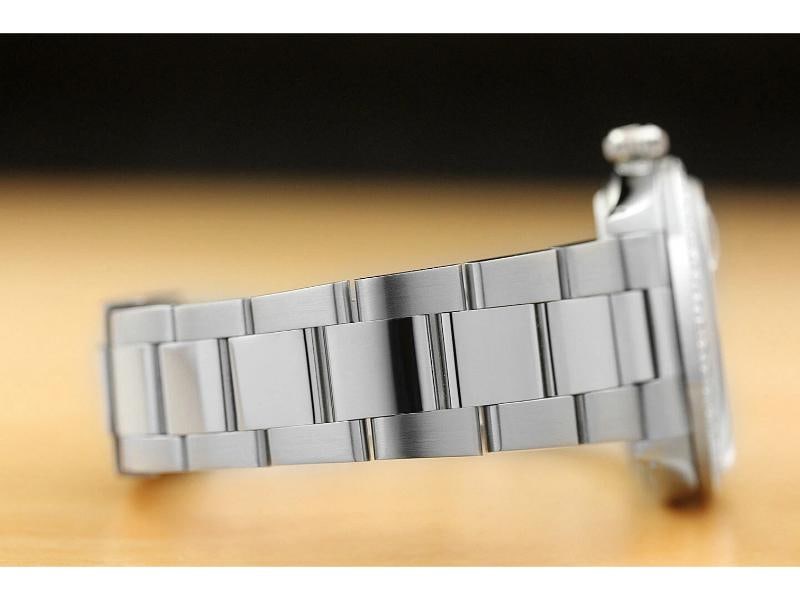 MENS ROLEX DATEJUST 1603 18K WHITE GOLD DIAMOND STAINLESS STEEL OYSTER WATCH - 7