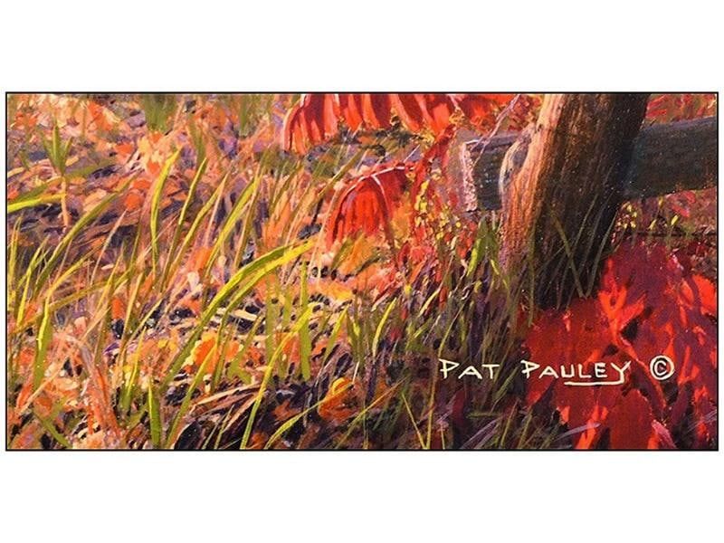 Pat Pauley Original Oil Painting On Canvas Signed Animal Landscape Framed Art - 4