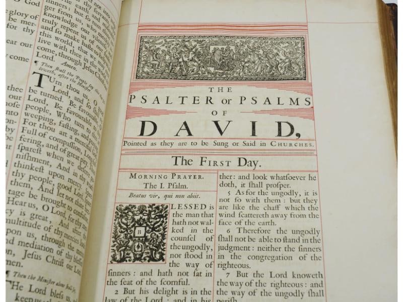 The Book of Common Prayer ~ First Thus 1721 ~ Grierson Folio Dublin Ireland 1st - 10