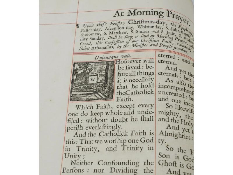 The Book of Common Prayer ~ First Thus 1721 ~ Grierson Folio Dublin Ireland 1st - 7