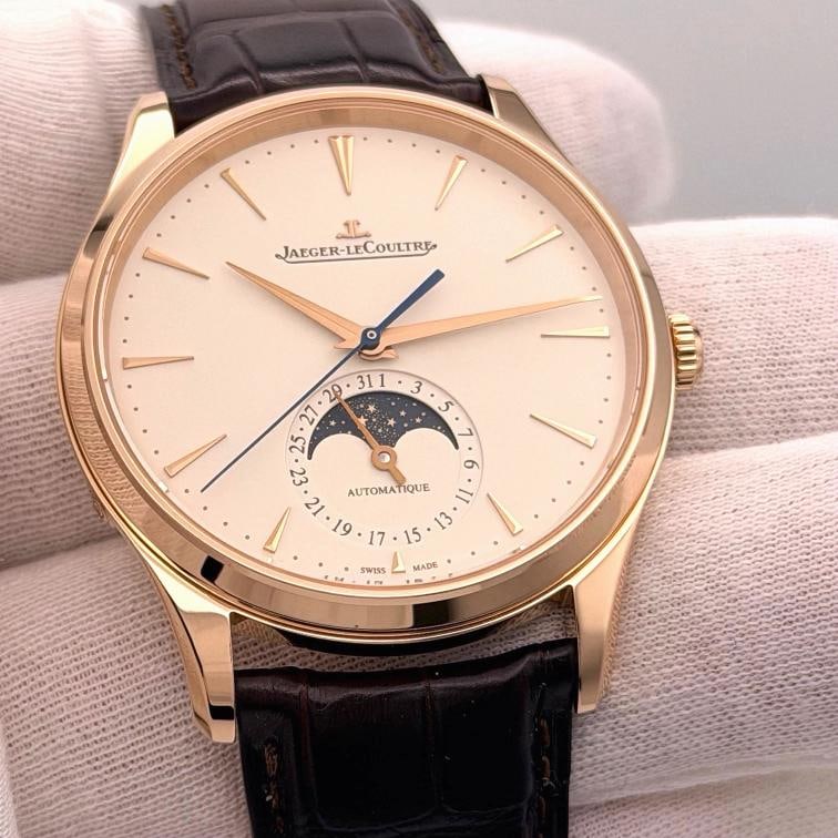 Jaeger LeCoultre Master Ultra Thin Moon Q1362510 39mm 18K Rose Gold Box Papers - 2