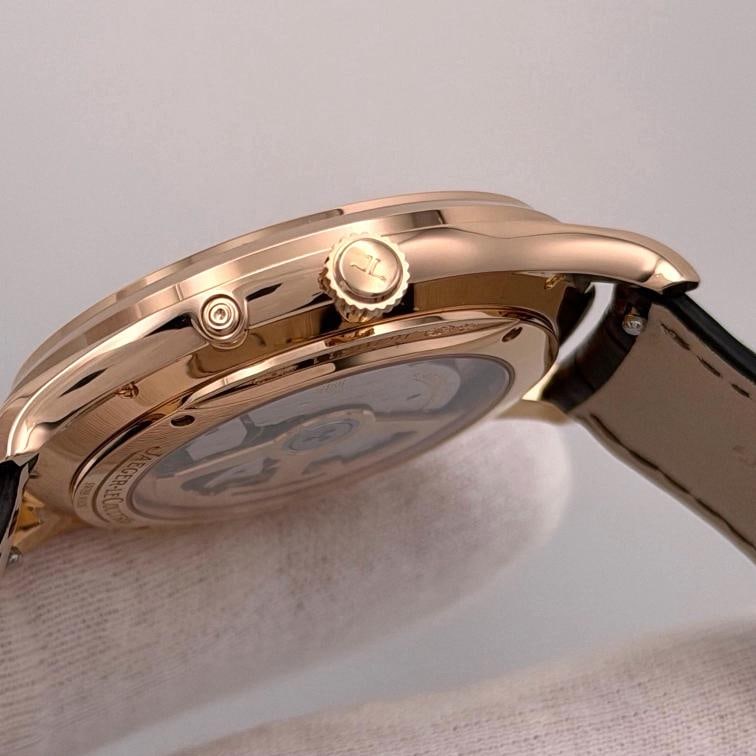 Jaeger LeCoultre Master Ultra Thin Moon Q1362510 39mm 18K Rose Gold Box Papers - 5