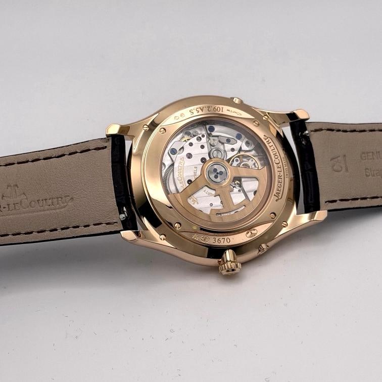 Jaeger LeCoultre Master Ultra Thin Moon Q1362510 39mm 18K Rose Gold Box Papers - 6