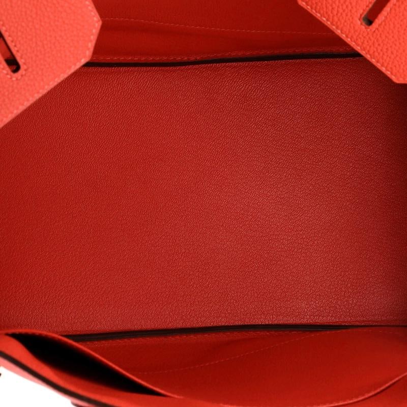 Hermes Birkin Handbag Red Togo with Gold Hardware 35 - 7