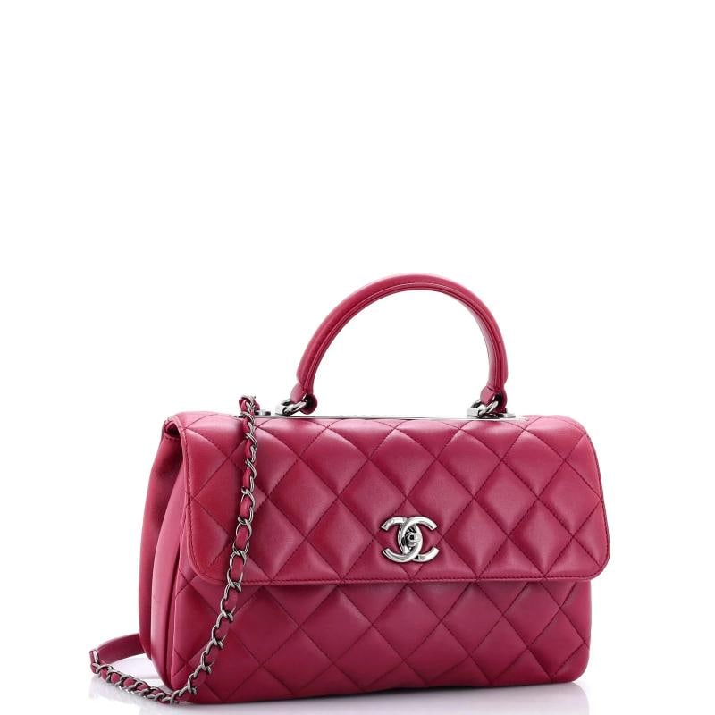 Chanel Trendy CC Top Handle Bag Quilted Lambskin Medium - 2