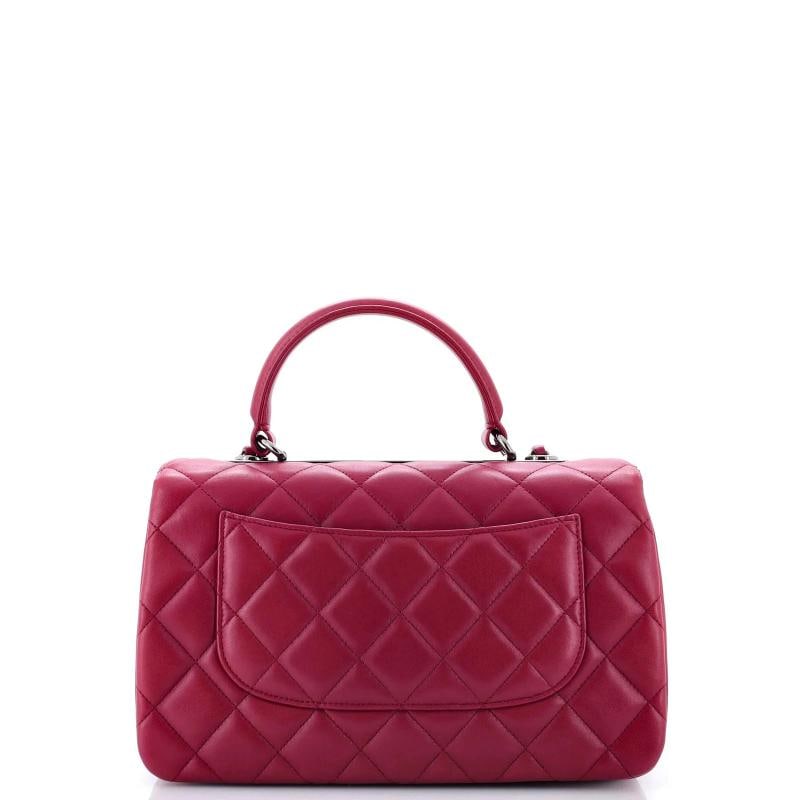 Chanel Trendy CC Top Handle Bag Quilted Lambskin Medium - 3