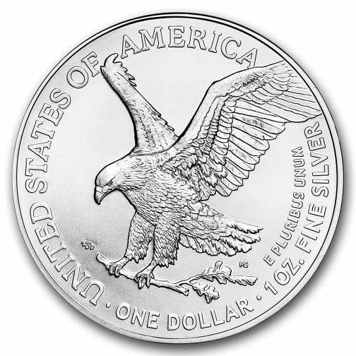 2026 1 oz American Silver Eagle Coin BU (Lot of 100) - 3