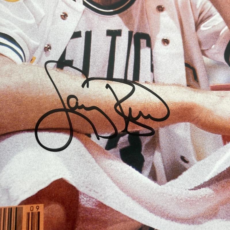 Michael Jordan, Larry Bird & Magic Johnson Signed Sports Illustrated Covers PSA - 8