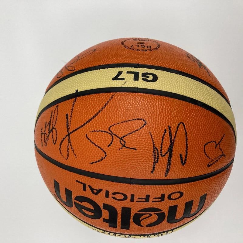 Kobe Bryant 2007 Team USA Signed Basketball 15 Sigs Olympics JSA COA - 4