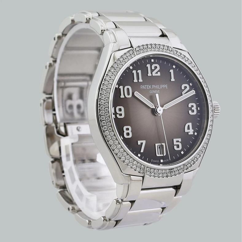 2026 Service MINT Patek Philippe 7300a Twenty 4 Grey Diamond Steel 36mm Watch - 2