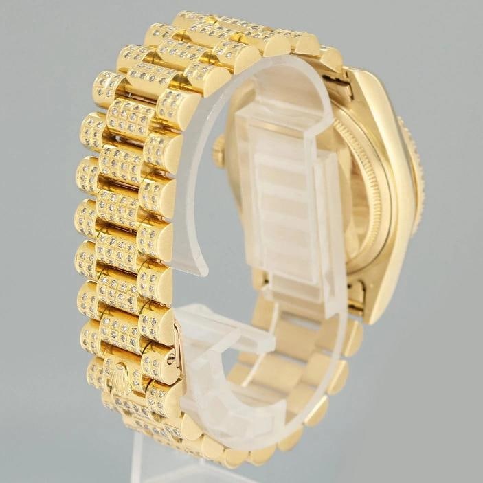 Rolex DateJust 36mm 16018 Yellow Gold Mother of Pearl Diamond President Band Box - 6