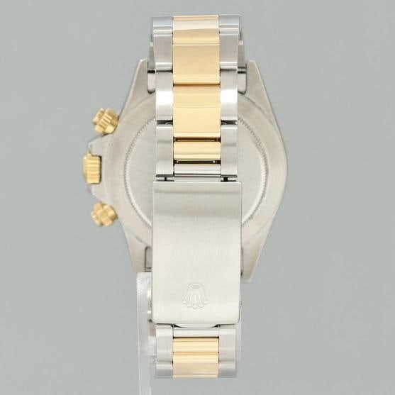 MINT Rolex Daytona 16523 Zenith Two Tone Yellow Gold Champagne Dial Watch Box - 5